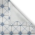 thumbnail image 6 of Ambesonne Vintage Valance & Curtain, Portuguese Mosaic Tiles, 55"x24", White Brown and Blue, 6 of 7