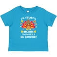 thumbnail image 3 of Inktastic Thanksgiving I'm Thankful Because I'm Gonna Be a Big Brother Boys or Girls Baby T-Shirt, 3 of 5