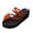 Orange, variant on Women's Strappy Flip Flops Lightweight Non Slip Wedge Sandals Walking Slipper Shoes Size 6-7.5