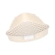 thumbnail image 5 of Caja de arena para mascotas mediana, caja de baño triangular para conejos, hurones y chinchillas. Beige, 5 of 9