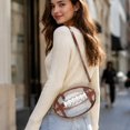 thumbnail image 2 of Clear Football Bag for Stadium Events, Crossbody Purse with Shoulder Strap,Game Day Bag for Concerts Sports Games,Brown, 2 of 6