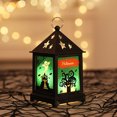 thumbnail image 3 of Moocorvic Vintage Camping Lantern, Halloween Indoor/Outdoor Hanging Decorations Lanterns for Patio Waterproof, Battery Powered Lantern for Lawn, Fireplace(5.1''x2.8''), 3 of 6