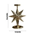 thumbnail image 3 of Vacemry Under $5 Christmas Candle Stand, Metal Ornate Candle Holder, Vintage Candle Tray for Tabletop Display, Festive Window Decor Candle Stick with Detailed Design, 3 of 9