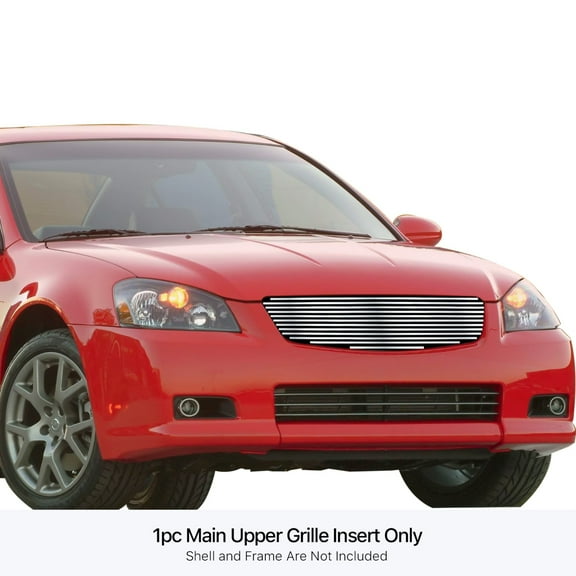 Stainless Steel Main Upper Stainless Steel Billet Grille 2005-2006 Altima All Models