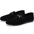 thumbnail image 1 of Mocasines Formales De Gamuza Zapatos Casuales De Vestir Elegante, 1 of 7