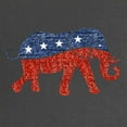 thumbnail image 2 of CafePress - Glitter Republican Elephant Maternity T Shirt - Maternity Dark T-Shirt, 2 of 3