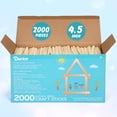 thumbnail image 2 of Palitos de helado Darice de Craft Supplies, 4,5 cm, madera natural, 2000 unidades, 2 of 6