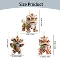 thumbnail image 3 of Chinese Creative Explosion National 2D Flat Acrylic Car Backpack Pendant Dance Doll Key Chain. Backpack Key Chain Window Tree Family Holiday Decorations, 3 of 8