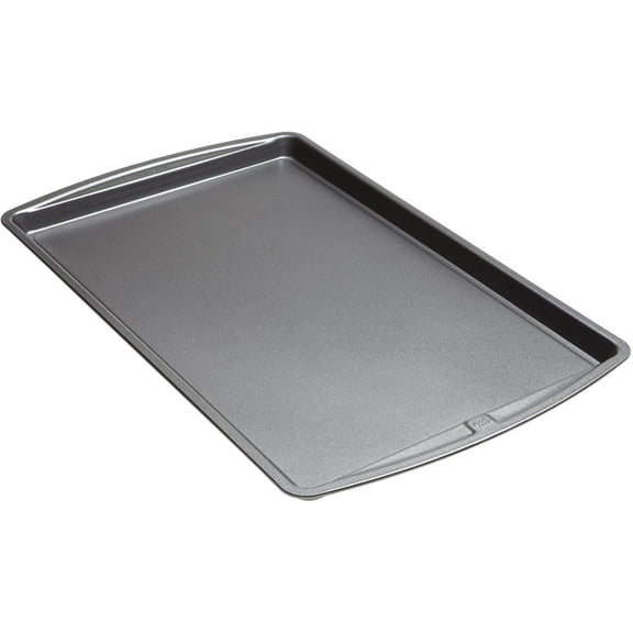 GoodCook Baking Sheet Cookie Sheet Non-Stick - 0.9 cu-ft Capacity, 11 in W x 17 in L, Gray