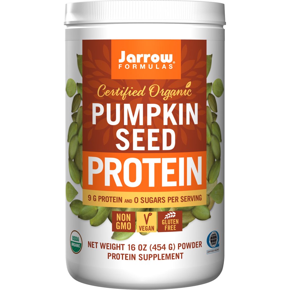 Jarrow Formulas Organic Pumpkin Seed Protein, 9g Protein, 1.0 Lb