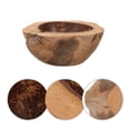 thumbnail image 2 of KAKOWELY Coconuts Shell Candle Bowl Multifunction Food Bowl Natural Coconuts Shell Fruits Bowl Candle Cup,7.09"X5.91"X2.36", 2 of 4