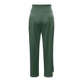 thumbnail image 5 of Bmisegm Womens Casual Pants Pull on Elastic Waist Side Pockets Regular Fit Solid Color Straight Leg Pants Women, 5 of 5
