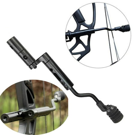 Compound Bow Stabilizer Archery String Suppressor Stop Mount Bracket Silencer