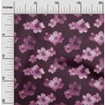 thumbnail image 2 of oneOone Polyester Lycra Purple Fabric Floral & Sewing Fabric By The Yard Printed Diy Clothing Sewing Supplies 56 Inch Wide, 2 of 6