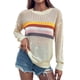 thumbnail image 1 of Womens Loose Sweater, Soft Breathable Womens Knitted Sweater Crewneck For Office For Dating For Daily ANGGREK Otros, 1 of 5
