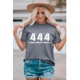 thumbnail image 4 of ABPHQTO Camiseta blanca de manga corta con gráfico de luna y sol para mujer, 4 of 5