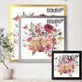 thumbnail image 4 of Designart 'Wildflowers With Vintage Old Letters' Farmhouse Framed Art Print, 4 of 4