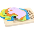 thumbnail image 2 of Rompecabezas, rompecabezas de animales, aprendizaje preescolar para niños en edad preescolar, niños pequeños Elefante, 2 of 8