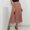 Pink, variant on SDJMa Fashion Women Loose Printing High Waist A-Line Split Pleated Skirt