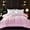 Pink, variant on Infidev Bed Quilt Large - Quilted All Season Down Quilt With White Lightweight Quilt Angled Label - Machine Washable Large 59x 79 Inches