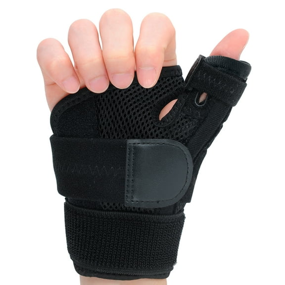 Thumb Brace,Thumb Splint with Wrist Support Brace,Breathable Thumb Stabilizer for Men Women