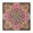 White-608, variant on Boho Tablecloth Mandala Inspired Paisley Design Waterproof Squre Cover with Elastic Fit and Durable Backing