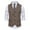 Brown, variant on Jakets for Men Men's Herringbone Tweed Suit Vest Vintage Lapel Vest Men's Coat