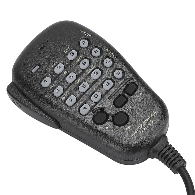 Micrófono de mano MH-48 DTMF de 6 pines, equipo de micrófono de mano compatible con la estación de radio Yaesu