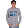thumbnail image 5 of US Air Force Classic USAF Logo Long Sleeve TShirt Men Women Brisco Brands S, 5 of 6