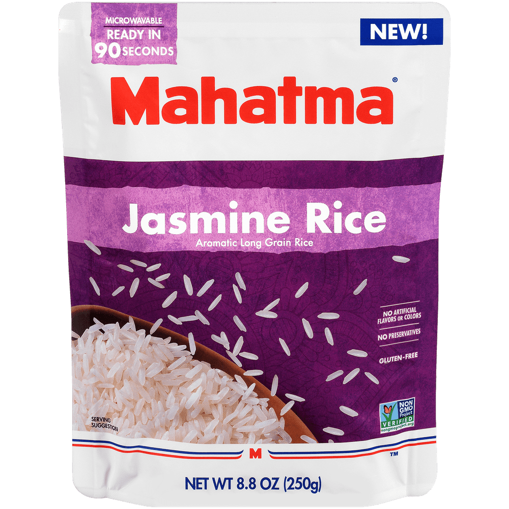 Mahatma Ready to Heat Jasmine Long Grain White Rice 8.8 oz Walmart