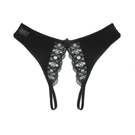 

zhongxinda Women s Sexy Lace Hollow Out Underwear Women Seamless Panties G-String Briefs Lingerie Tanga Thong