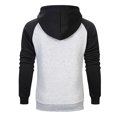 thumbnail image 6 of FEIFLY Men's Sweatshirts Autumn Workout Winter Large Size Hoodie Fashion Casual Long Sleeve Cardigan Solid Color Relaxed Fit Tops, 6 of 6