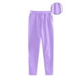 thumbnail image 3 of Fmbrln Womens Casual Solid 2 Piece Sweatsuits Long Sleeve Hooded Sweatshirts with Pockets and Drawstring Elastic Waist Sweatpants Fall Winter Fashion Athletic Outfits Sets Purple L, 3 of 5