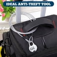 thumbnail image 3 of ZheElen 2pack/lot Lightweight Chain Lock For Wide Application And High Security Convenient And Practical silver-2m*2 1Set, 3 of 6