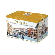 Matilde Vicenzi Venezia Italy Shortbread Cookie Gift Tin, Imported Assortment Of Italian Butter Cookies & Crispy Tea/Coffee Pastries, Individually Wrapped Trays Of Holiday Bakery Snacks, Kosher, 32 oz