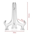 thumbnail image 3 of Bgsha 5pcs Transparent Folding Tray Bracket Rack Multi-purpose Ornaments Craft, 3 of 10