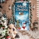 thumbnail image 4 of Decoraciones navideñas, Cubrepuertas navideño, Fondo navideño ideal para fiestas de Año Nuevo y decoración invernal. Medidas: 78,7 x 35,4 pulgadas. Cubrepuertas de poliéster., 4 of 6