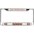 thumbnail image 1 of San Francisco 49ers License Plate Frame Chrome, 1 of 1