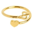 thumbnail image 1 of To My Granddaughter Dainty Initial Heart Ring 26 Letter Heart Ring Fashion Jewelry Popular Accessories, 1 of 2