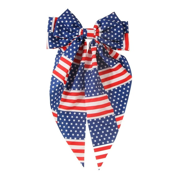Striped Hair Barrettes Big Bow Spring Clip for Girls Women Fashion Hair Accessories