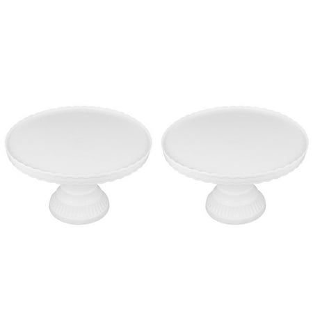 

2pcs Birthday Wedding Party Cake Display Plate Party Cupcake Storage Stand