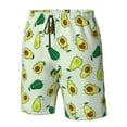 thumbnail image 5 of Disketp Men'S Swim Trunks Hawaiian Breathable Surf Beach Swimsuits Mesh Lining Beach Shorts With Pockets-Cartoon Fruit, 5 of 9