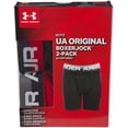 thumbnail image 2 of Under Armour Boys' Big Performance Boxer Briefs, red/black, YXS, 2 of 5