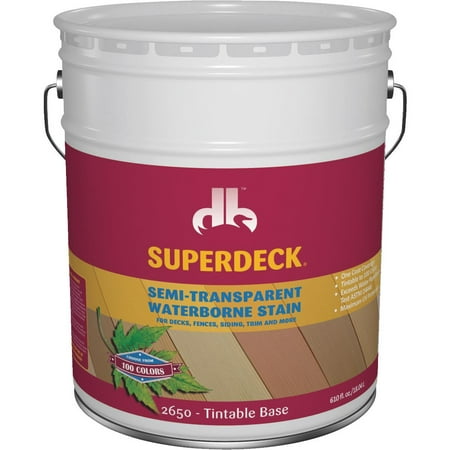 - SUPERDECK Semi-Transparent Waterborne Exterior Stain
