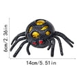 thumbnail image 2 of Black Spider Squishy Fidget Toys for Adults Soft Tactile Office Desk Accessory Flexible TPR Sensory Gadget with Colorful Filling Manual Venting Tool 1 Pack, 2 of 3