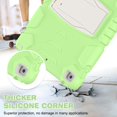 thumbnail image 4 of Dteck Case for Apple iPad 8th Generation 10.2" (2020),Shockproof Rubber Armor 3-Layer Protection iPad 7th Gen 10.2-inch 2019 Case Hybrid Hard Kicstand Cover without Screen Protector,Matchagreen, 4 of 6