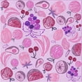 thumbnail image 1 of Ahgly Company Machine Washable Indoor Square Transitional Blossom Pink Area Rugs, 4' Square, 1 of 7