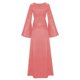 thumbnail image 4 of Gibobby Vestido sexy para mujer corto Vestido de Halloween para mujer, capa con capucha, vestidos de Color sólido, vestido de manga larga(Rosa,CH), 4 of 5
