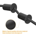 thumbnail image 4 of Uxcell 4Pcs Grommets de Pared para Cables de 3/4 Pulgadas, Bushing de Silicona para Pared, Kits de Enrutamiento de Cables con Agujero de 7mm, Negro, 4 of 6
