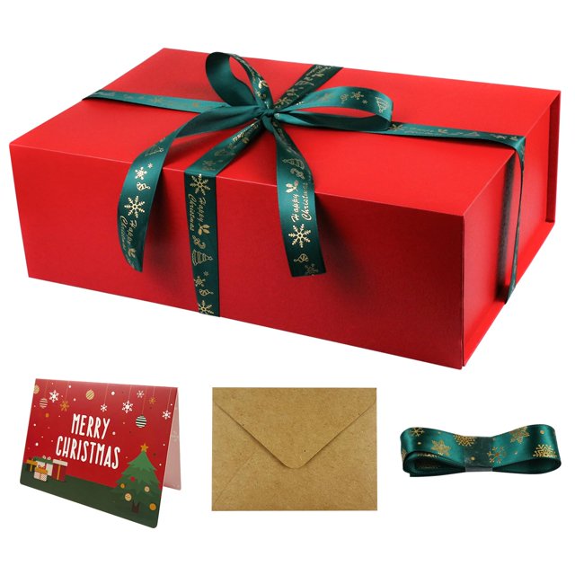 Caja de regalo YINUOYOUJIA grande de 36 x 23 x 11 cm con cierre magnético